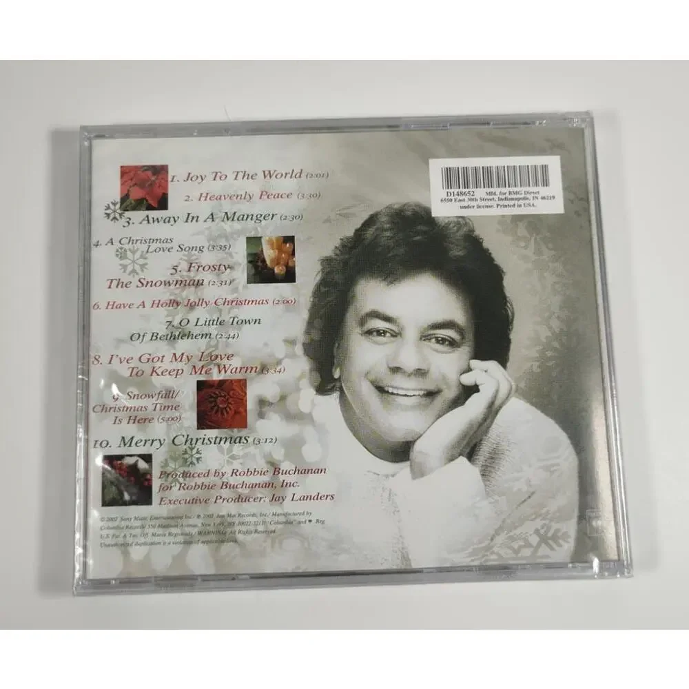 Johnny Mathis The Christmas Album CD - Christmas Holiday Classics